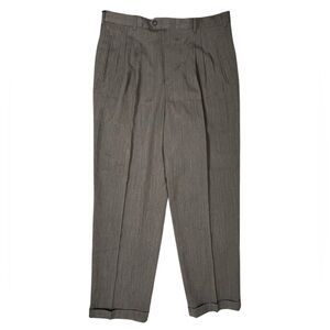 Yves Saint Laurent Pour Homme Brown Elegant Dress Pants